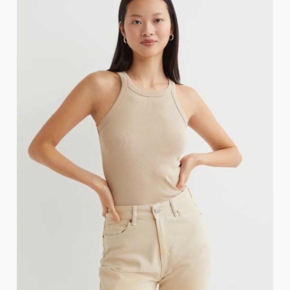 h&m ribbed tank top